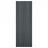 Paneles tejado 12 unidades acero recubierto antracita 100x36 cm 4