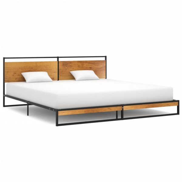 Estructura de cama de metal 200x200 cm M 2