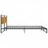 Estrutura de cama metal 200x200 cm 5