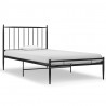 Estrutura de cama 90x200 cm metal preto 2