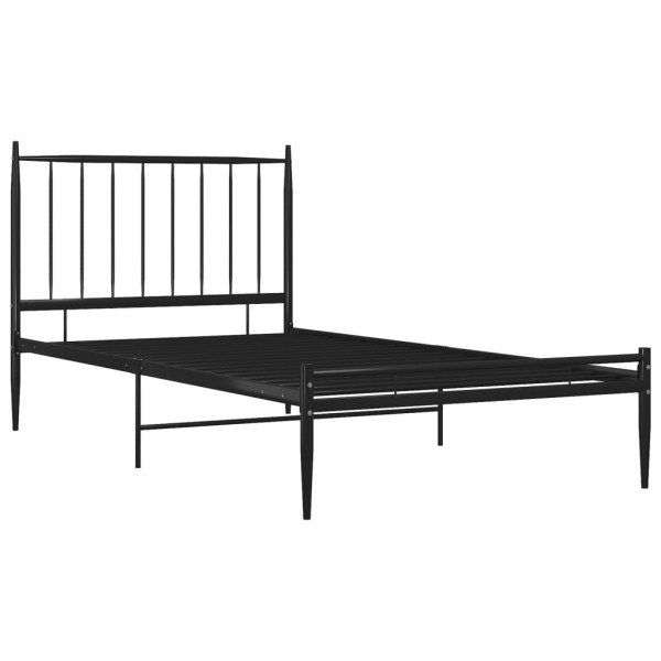 Estrutura de cama 90x200 cm metal preto M 3
