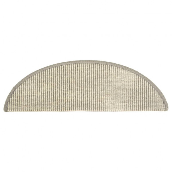 Tapetes escada adesivos 15 pcs 56x17x3 cm prateado M 5