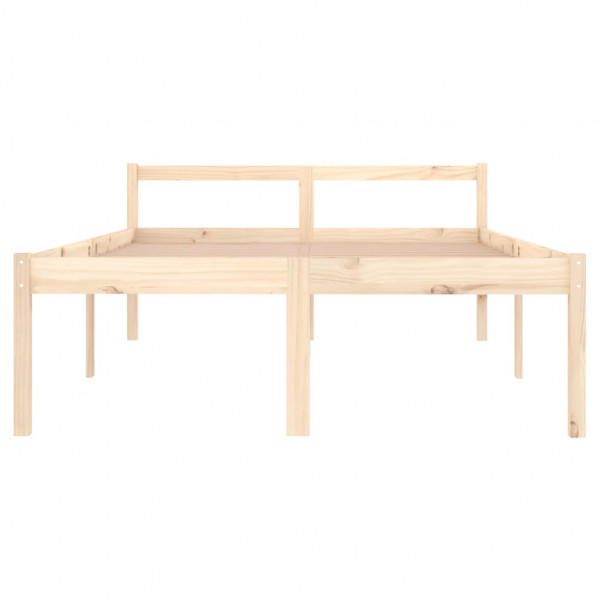 Cama de casal para idosos 135x190 cm pinho maciço M 4