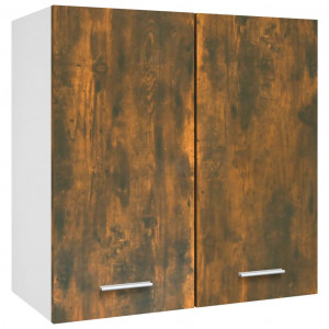 Armario colgante madera contrachapada roble ahumado 60x31x60 cm H