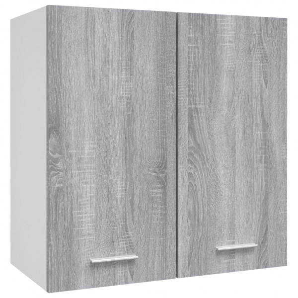 Armario colgante madera contrachapada gris Sonoma 60x31x60 cm M 2