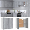 Armario colgante madera contrachapada gris Sonoma 60x31x60 cm 3