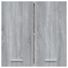 Armario colgante madera contrachapada gris Sonoma 60x31x60 cm 5