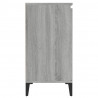 Aparador de madera contrachapada gris Sonoma 60x35x70 cm 4