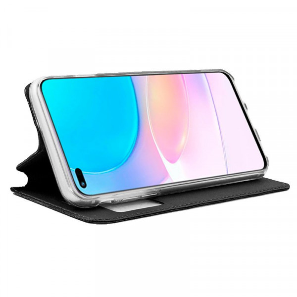 Funda COOL Flip Cover para Huawei Honor 50 Lite / Nova 8i Liso Negro M 2