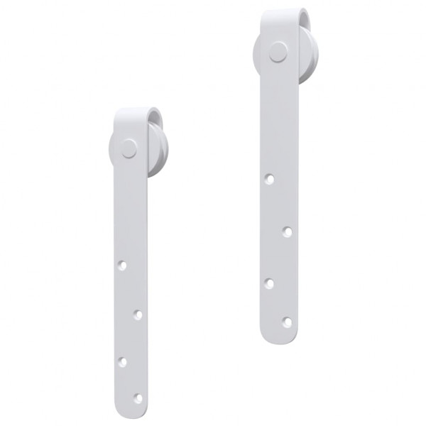 Kit mini puerta corredera armario acero carbono blanco 152 cm M 5