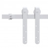 Mini kit para armário deslizante aço carbono 122 cm branco 3