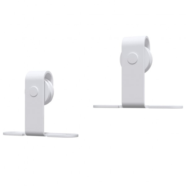 Mini kit para armário deslizante aço carbono 152 cm branco M 5