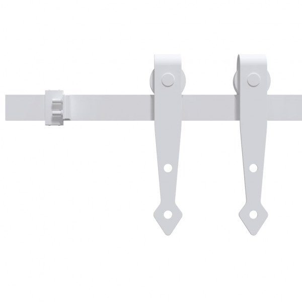 Mini kit para armário deslizante aço carbono 183 cm branco M 3