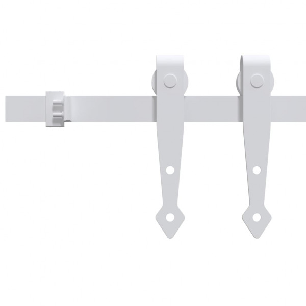 Mini kit para armário deslizante aço carbono 122 cm branco M 3