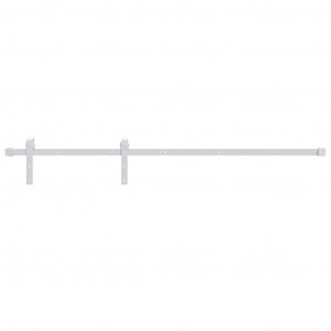 Kit herrajes para puertas correderas de acero blanco 183 cm H