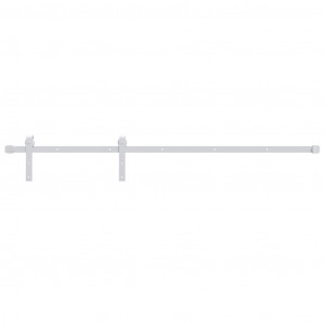 Kit herrajes para puertas correderas de acero blanco 200 cm H