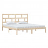 Estrutura de cama 180x200 cm super king madeira maciça 3