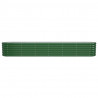 Jardinera arriate acero recubrimiento polvo verde 260x40x36 cm 3