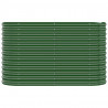 Canteiro elevado jardim 114x40x68 cm aço revestido a pó verde 3