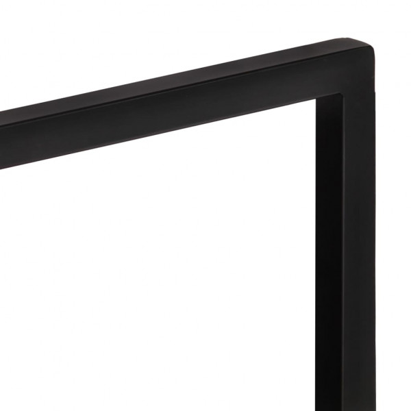 Prateleiras de parede 2 pcs 60x25x35 cm acácia maciça e aço M 4