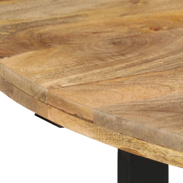 Mesa de comedor madera maciza de mango 110x75 cm M 3