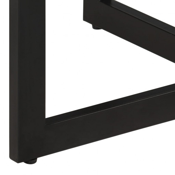 Mesa de comedor madera maciza de mango 110x75 cm M 4