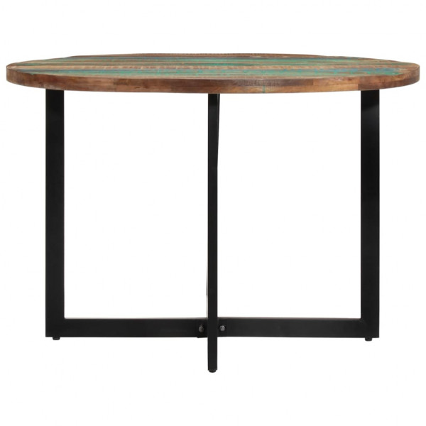 Mesa de jantar 110x75 cm madeira recuperada maciça M 2