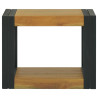 Armario de baño madera maciza de teca 45x45x35 cm 2