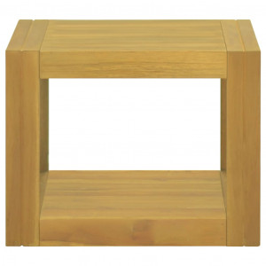 Armario de baño de pared madera maciza de teca 45x45x35 cm H