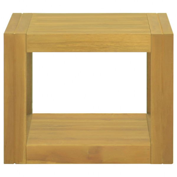 Armario de baño de pared madera maciza de teca 45x45x35 cm M 2