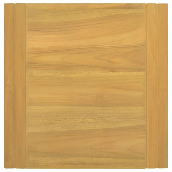 Armario de baño de pared madera maciza de teca 45x45x35 cm M 4