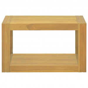 Armario de baño de pared madera maciza de teca 60x45x35 cm H