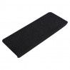 Alfombrilla autoadhesiva de escalera 15 uds negro 65x24.5x3.5cm 4