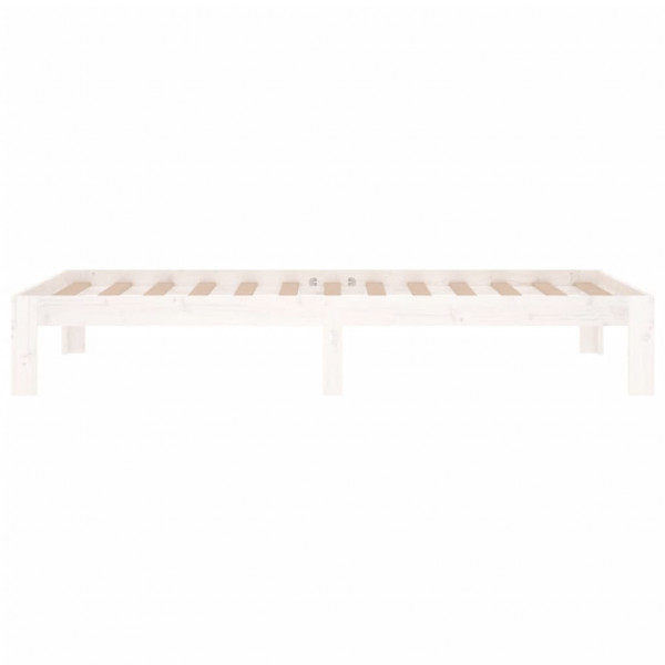 Estructura de cama madera maciza individual 90x190 cm M 5