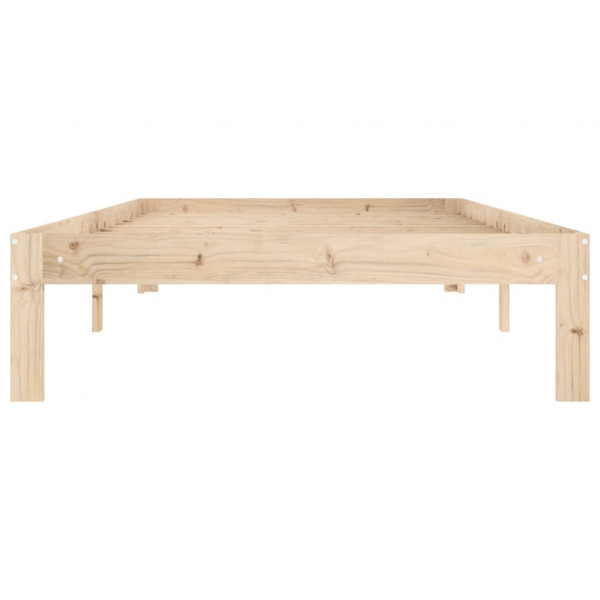 Estructura de cama madera maciza de pino 100x200 cm M 5