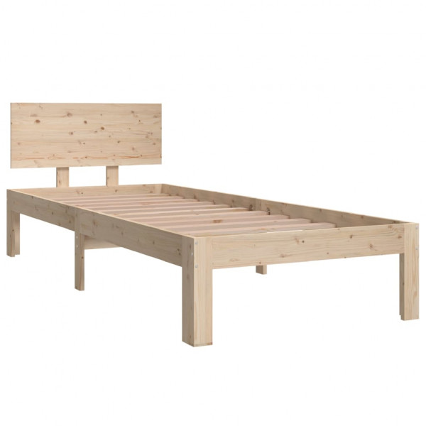 Estrutura cama pequena solteiro 75x190 cm madeira maciça M 3
