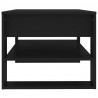 Mesa de centro 102x55x45 cm madeira processada preto 4