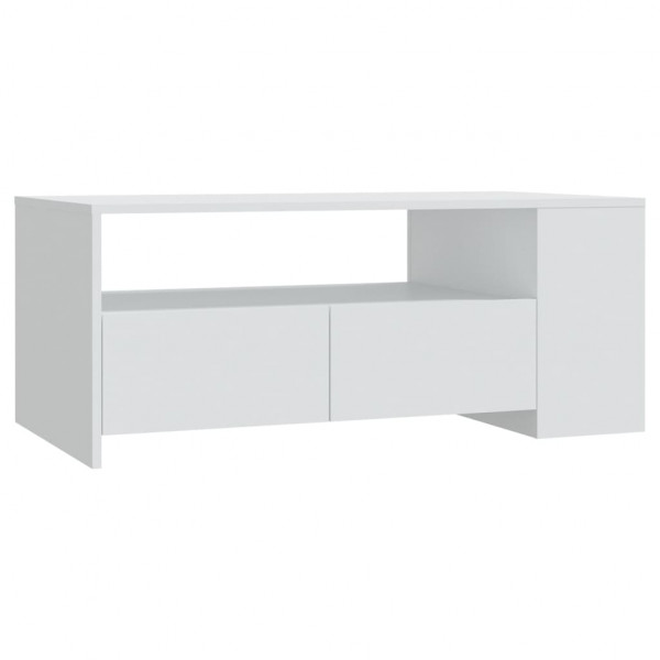 Mesa de centro 102x55x42 cm derivados de madeira branco M 2