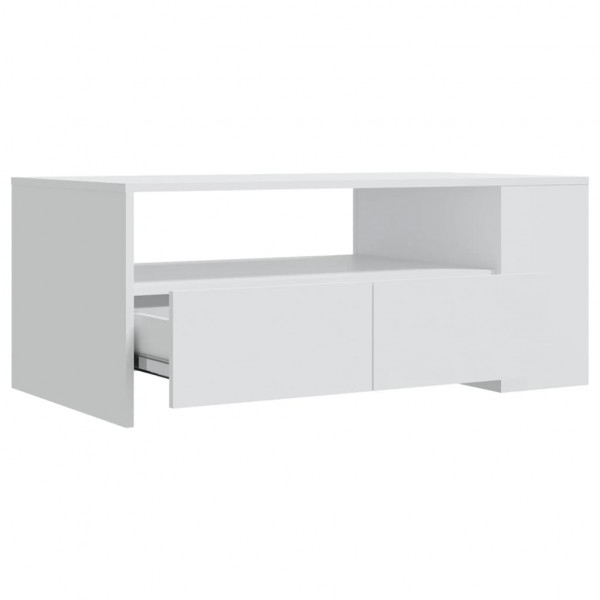 Mesa de centro 102x55x42 cm derivados de madeira branco M 4