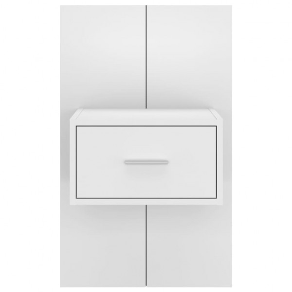 Mesa de cabeceira montagem na parede branco M 5