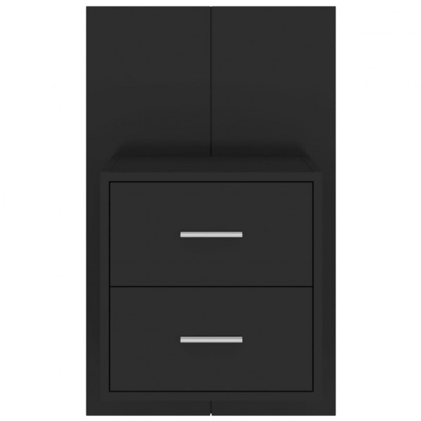 Mesa de cabeceira montagem na parede preto M 5