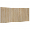 Cabeceira cama 200x1.5x80 cm derivados madeira carvalho sonoma 2