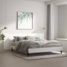 Cabecero de cama pared madera contrachapada blanco 240x1.5x80cm 1