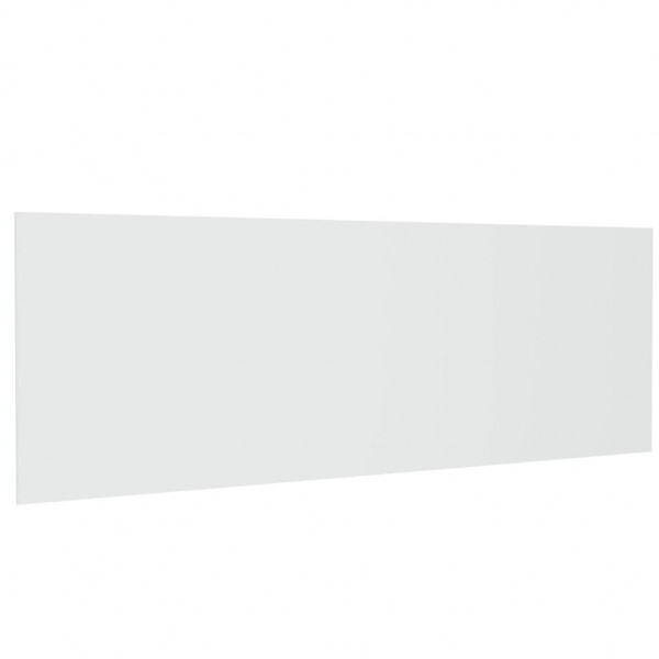 Cabecero de cama pared madera contrachapada blanco 240x1.5x80cm M 2