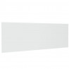 Cabeceira de parede 240x1.5x80 cm derivados de madeira branco 2