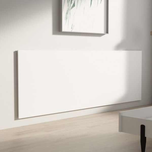 Cabecero de cama pared madera contrachapada blanco 240x1.5x80cm M 4