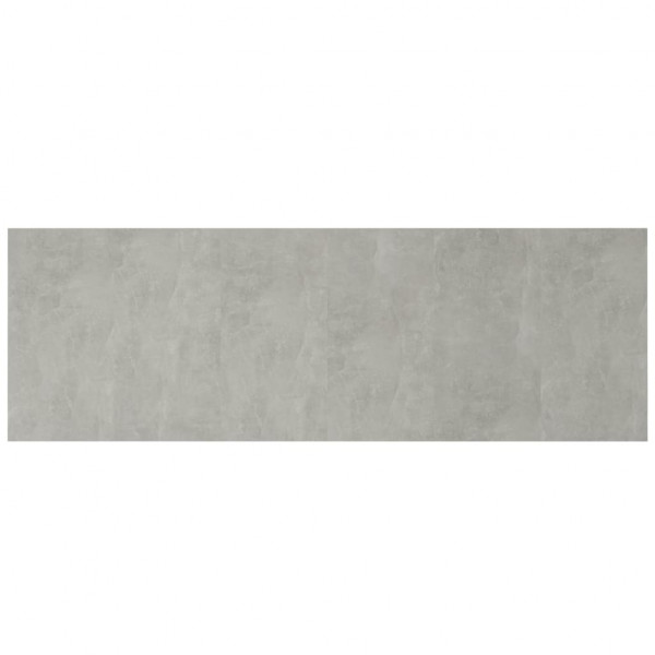Cabecero pared madera contrachapada gris hormigón 240x1.5x80 cm M 5