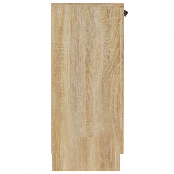 Aparador de madera contrachapada roble Sonoma 60x30x70 cm M 4