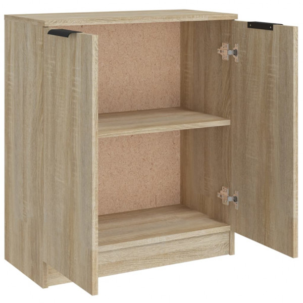 Aparador de madera contrachapada roble Sonoma 60x30x70 cm M 5