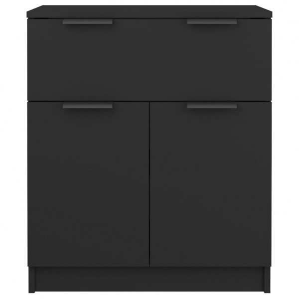 Aparador 60x30x70 cm derivados de madeira preto M 5